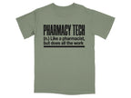 Pharmacy Tech Does All The Work Tee - Adverse Reactions