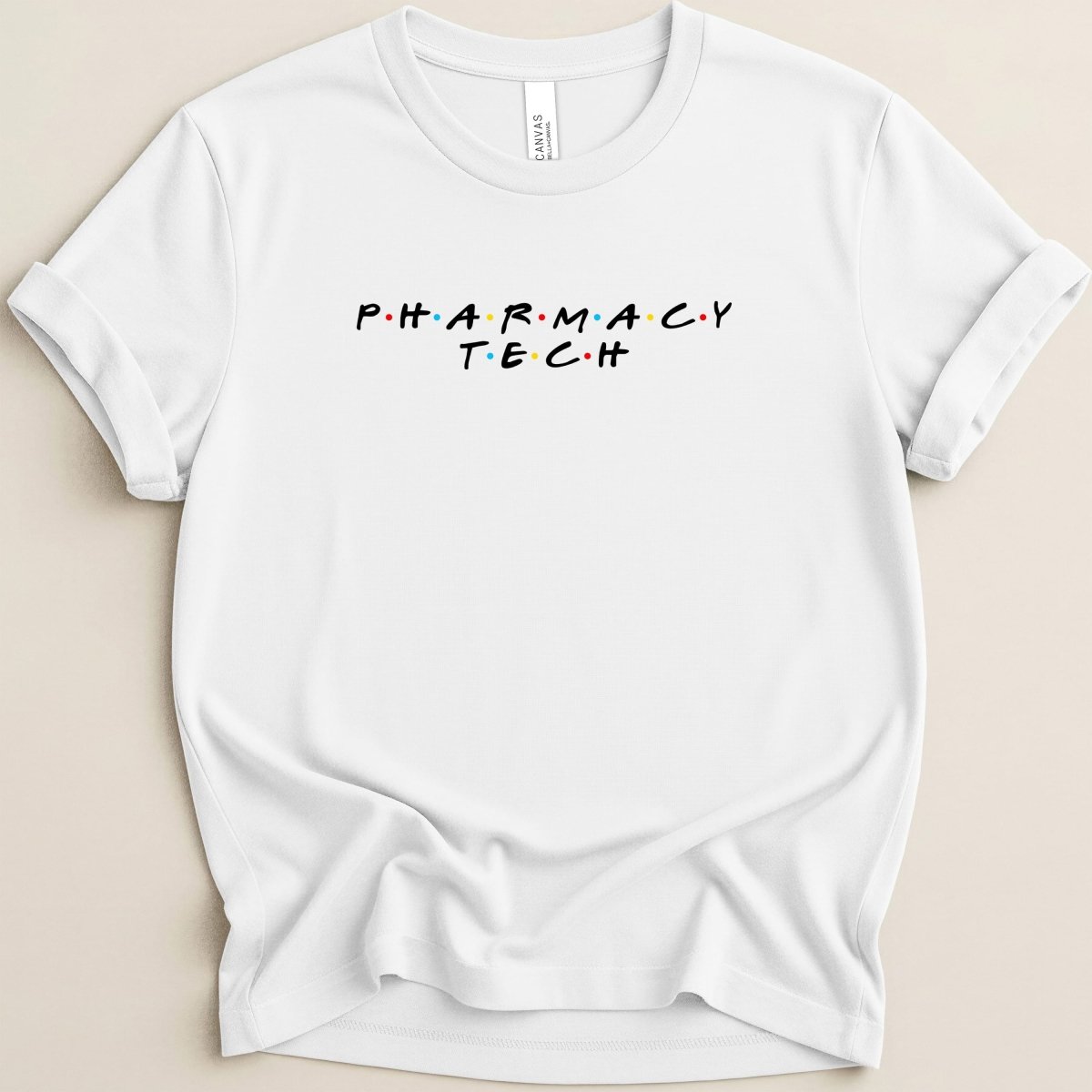 Pharmacy Tech Friends Font Tee - Adverse Reactions