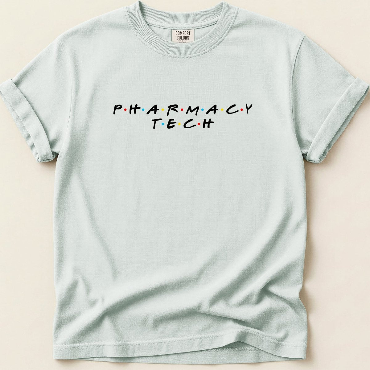 Pharmacy Tech Friends Font Tee - Adverse Reactions