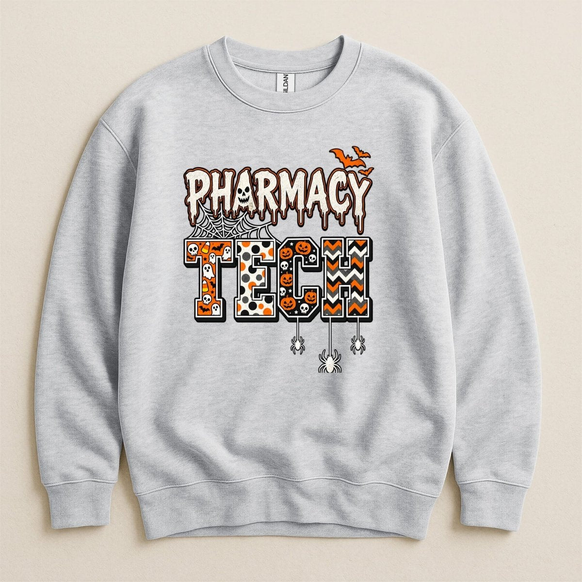 Pharmacy Tech Halloween Sweatshirt & Hoodie - Adverse Reactions