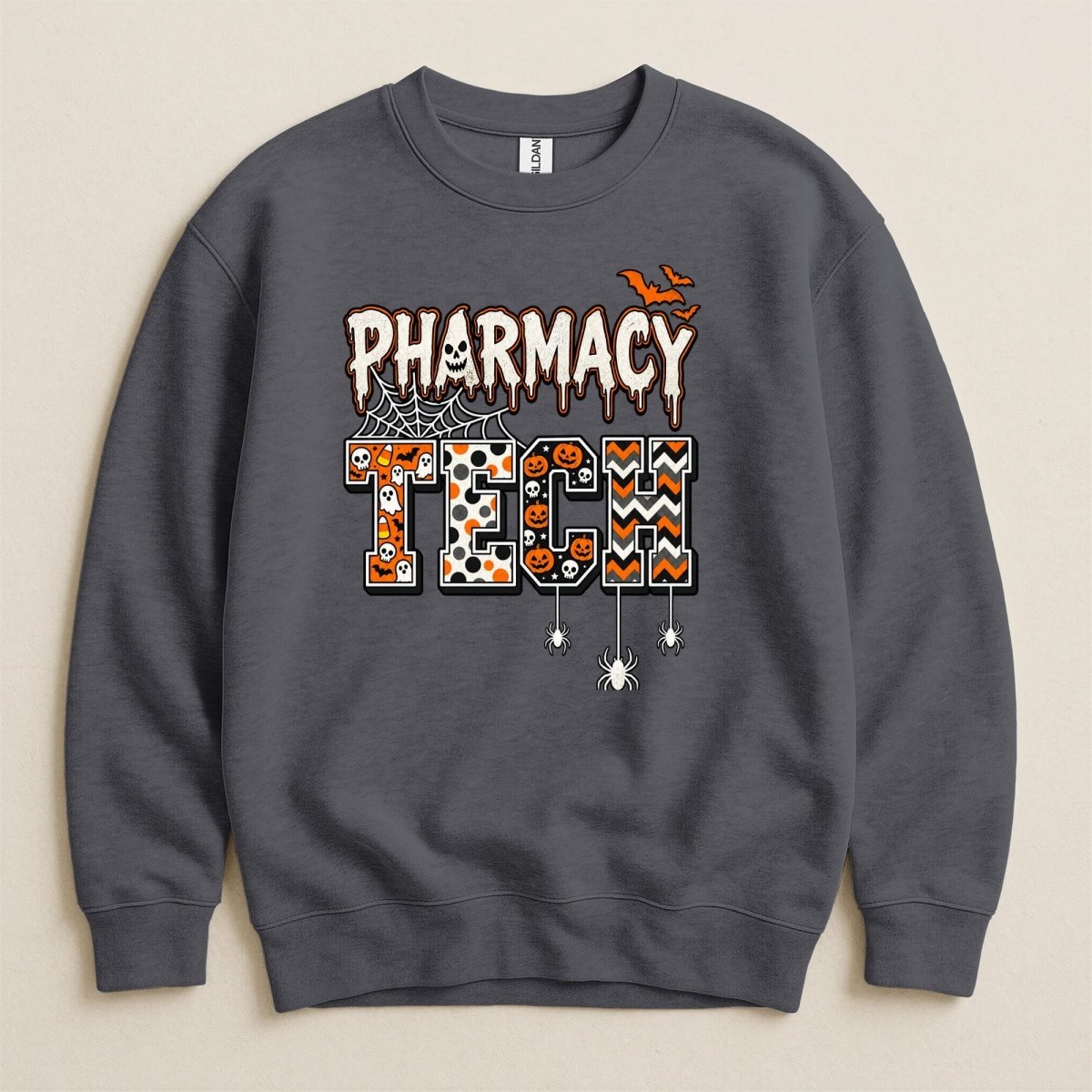 Pharmacy Tech Halloween Sweatshirt & Hoodie - Adverse Reactions