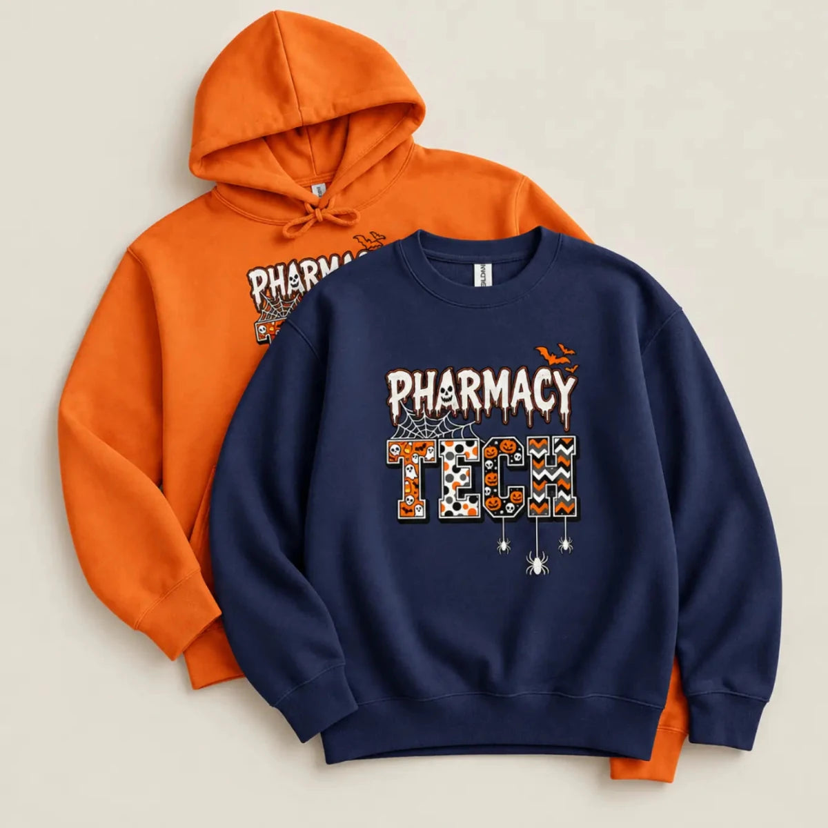 Pharmacy Tech Halloween Sweatshirt & Hoodie - Adverse Reactions