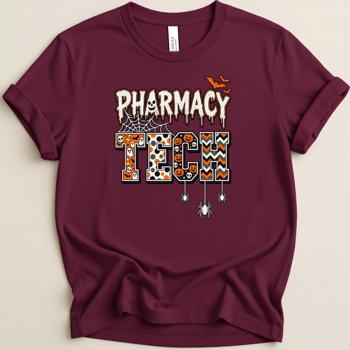 Pharmacy Tech Halloween Tee - Adverse Reactions