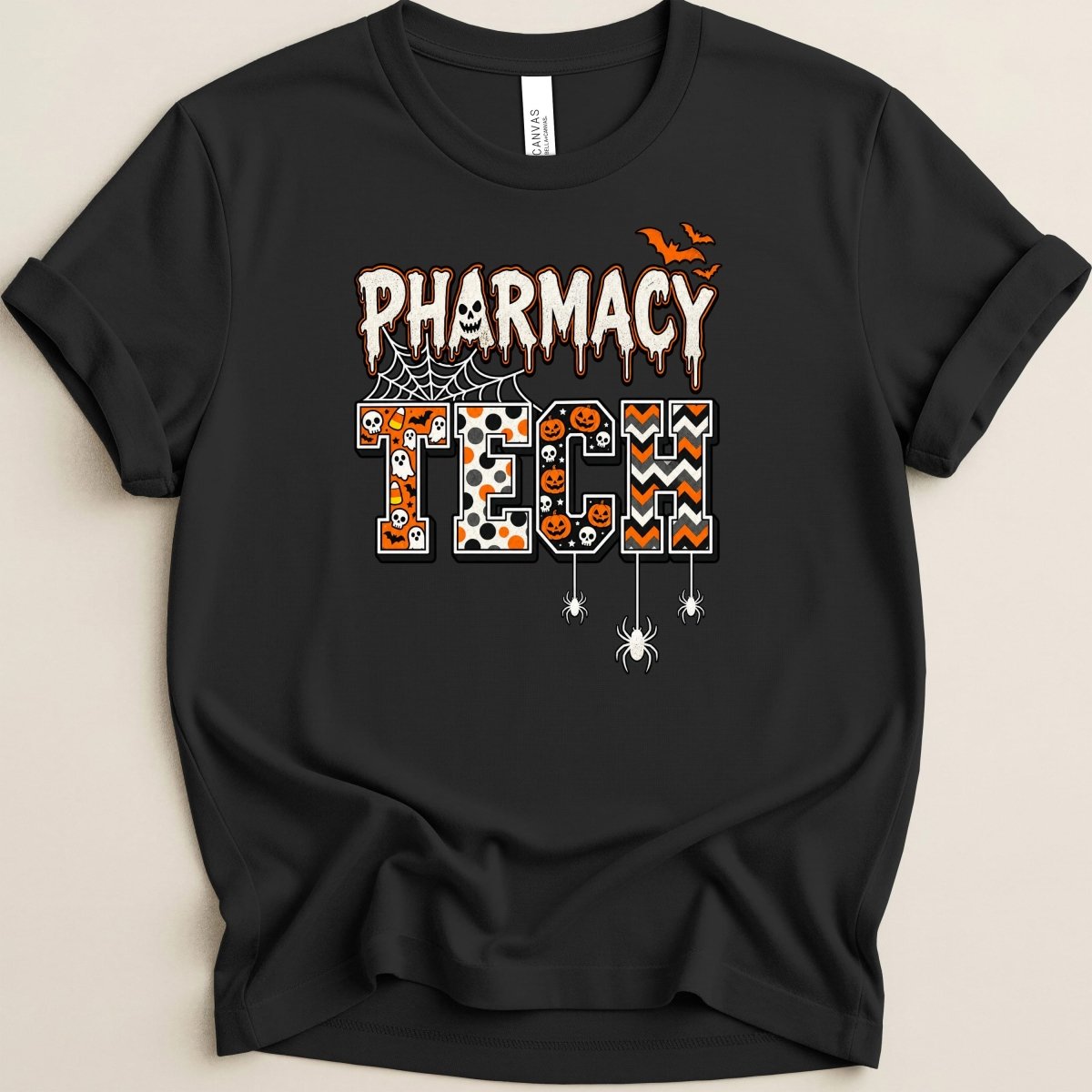 Pharmacy Tech Halloween Tee - Adverse Reactions
