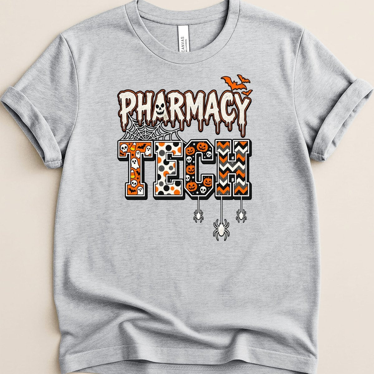 Pharmacy Tech Halloween Tee - Adverse Reactions