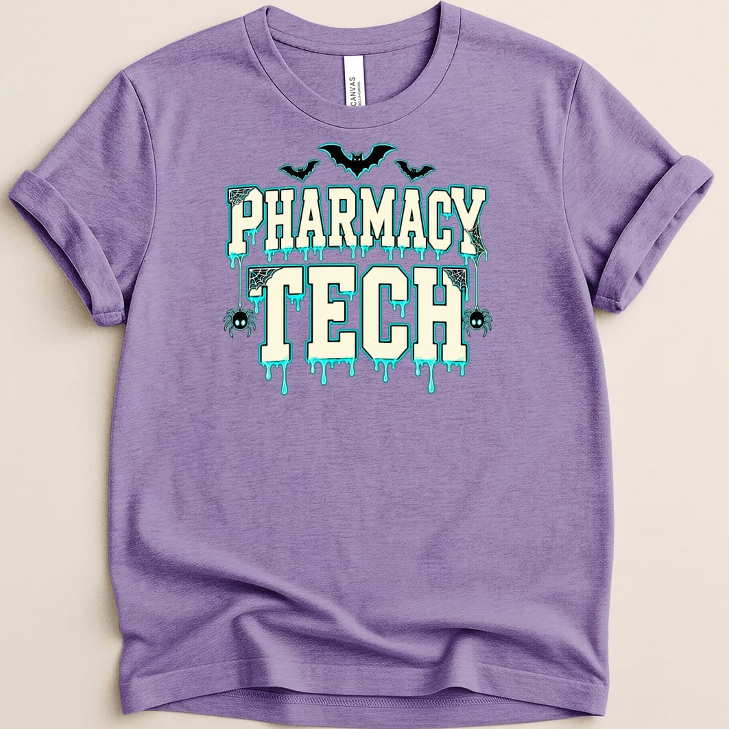 Pharmacy Tech Halloween v2 Tee - Adverse Reactions