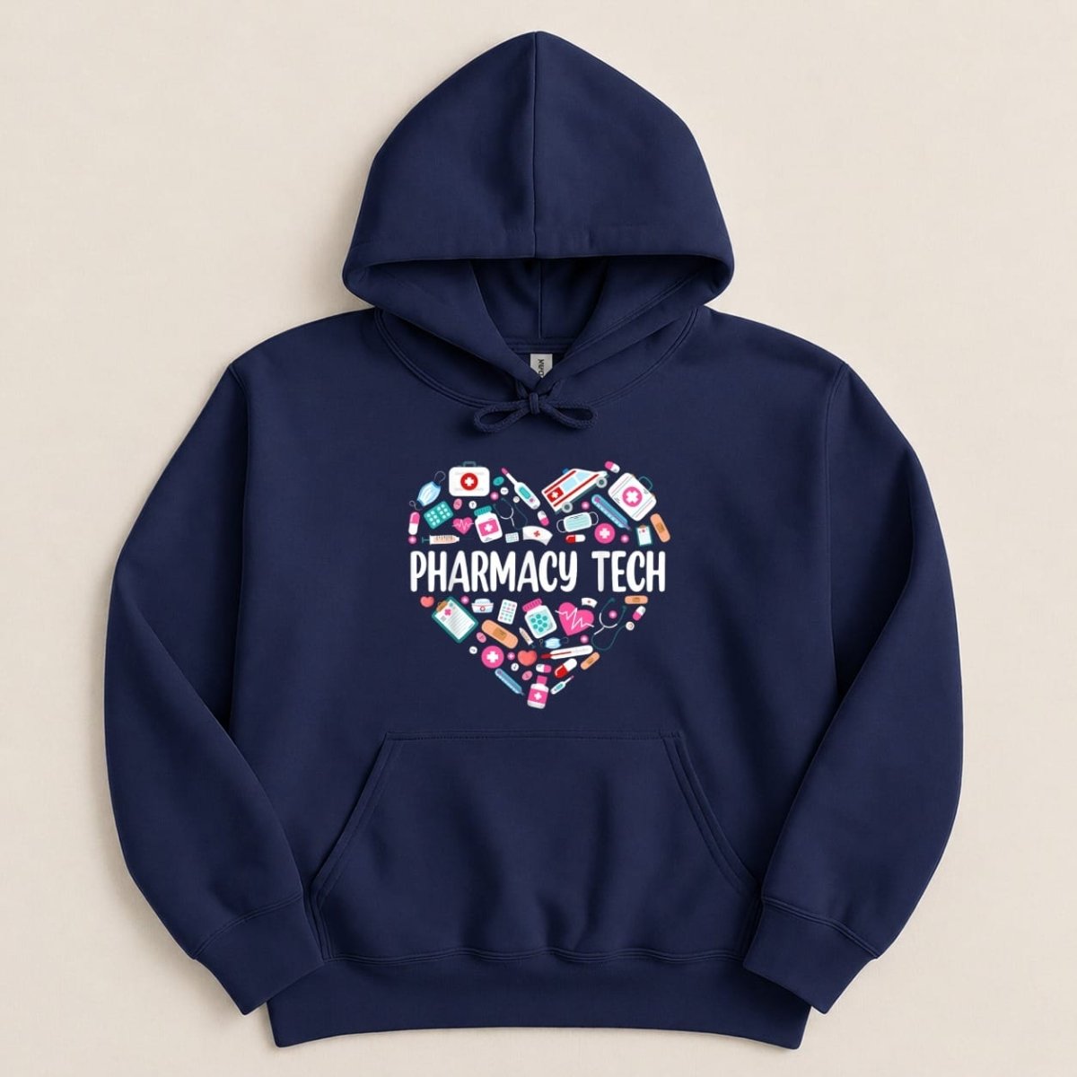 Pharmacy Tech Heart Sweatshirt & Hoodie - Adverse Reactions