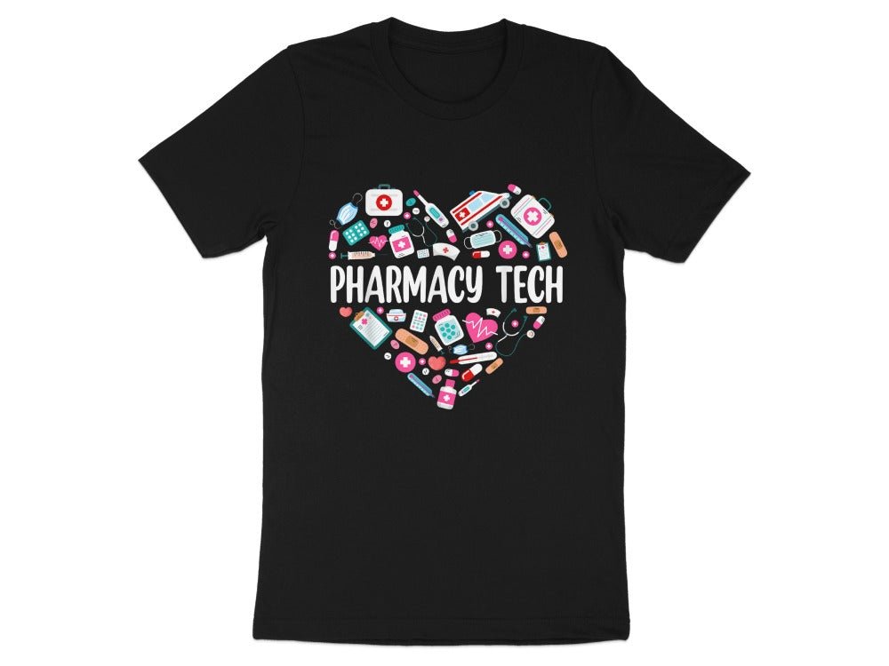 Pharmacy Tech Heart Tee - Adverse Reactions