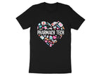 Pharmacy Tech Heart Tee - Adverse Reactions