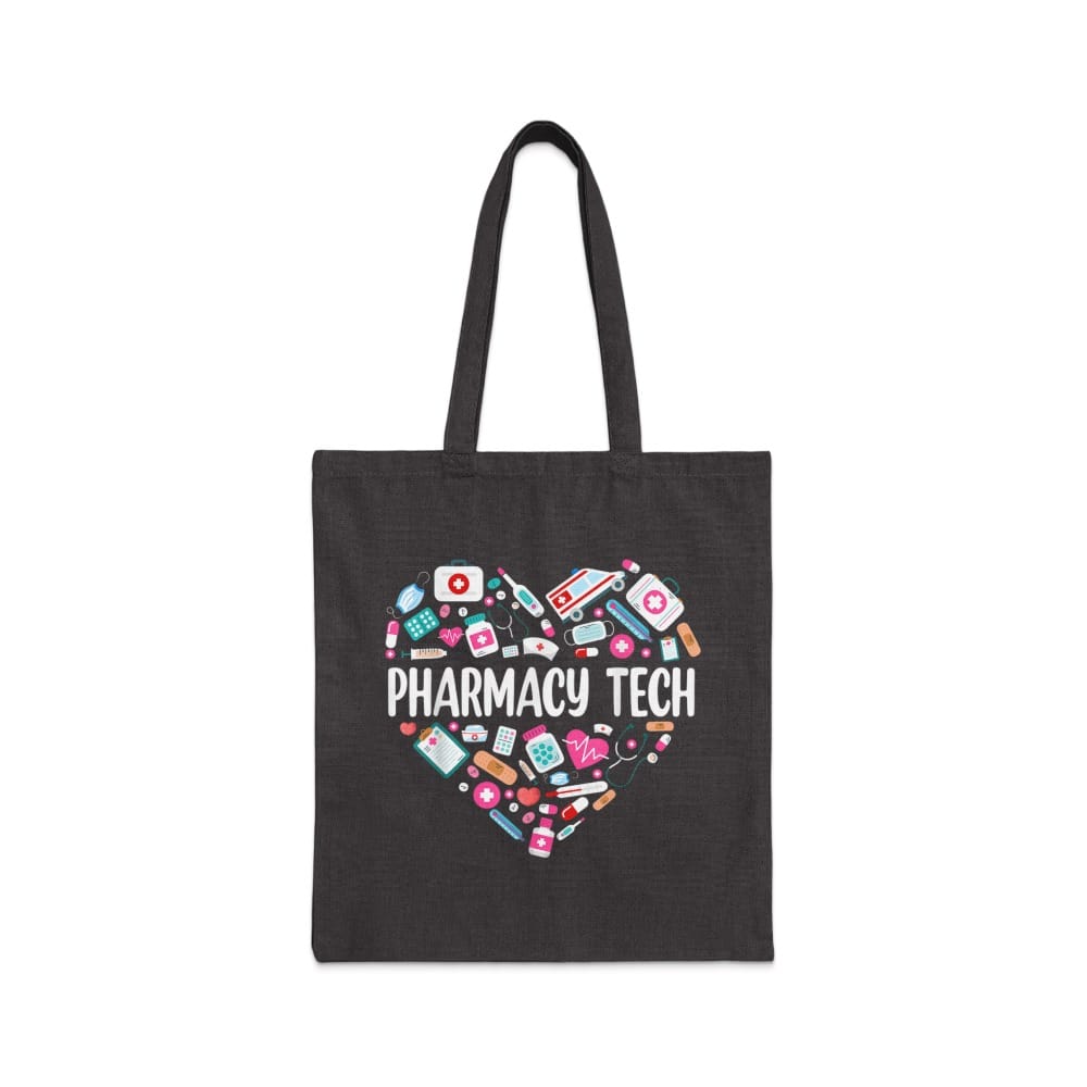 Pharmacy Tech Heart Tote Bag - Adverse Reactions
