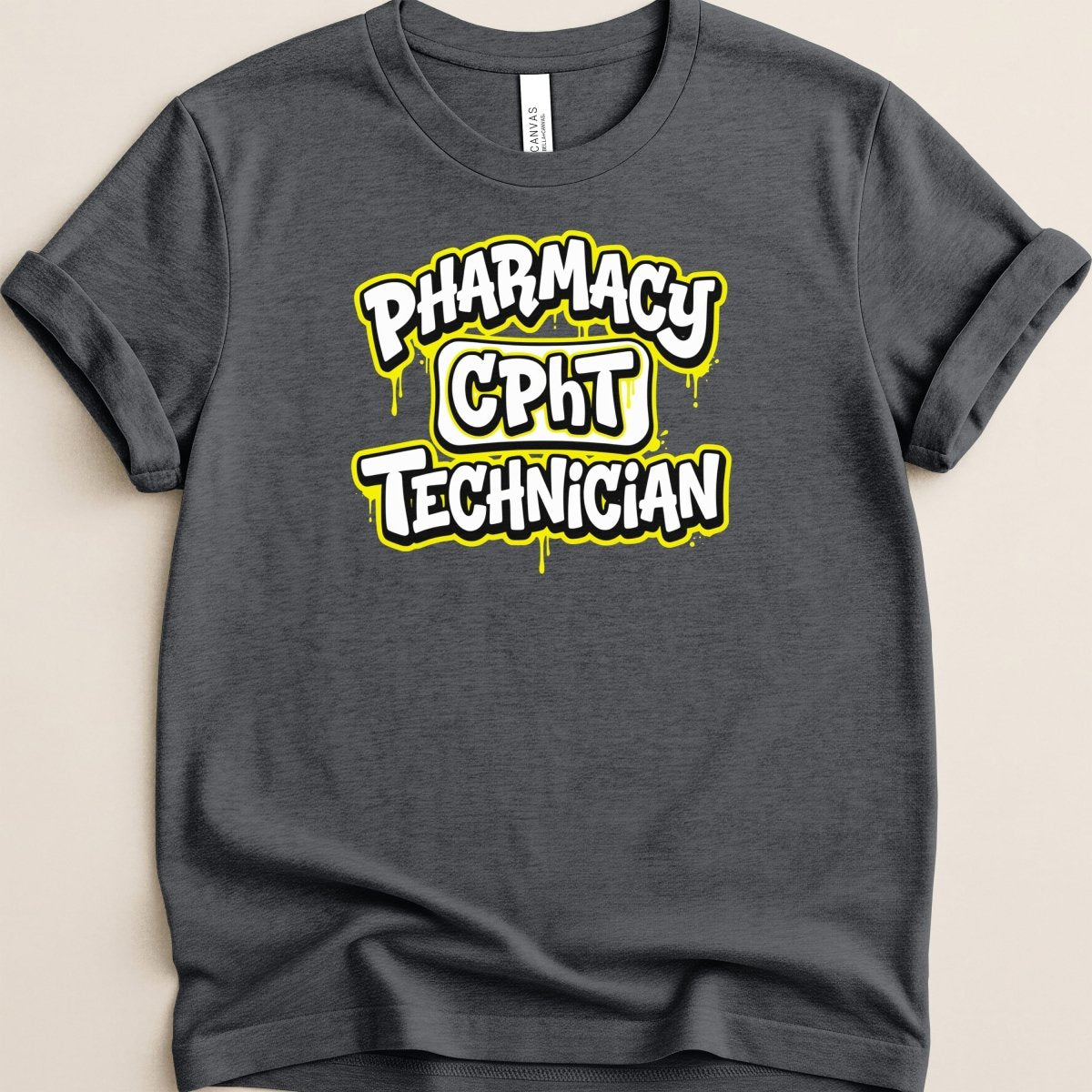 Pharmacy Technician CPhT Graffiti Tee - Adverse Reactions