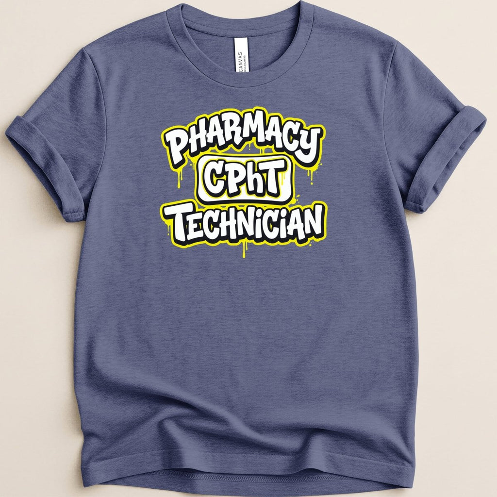 Pharmacy Technician CPhT Graffiti Tee - Adverse Reactions