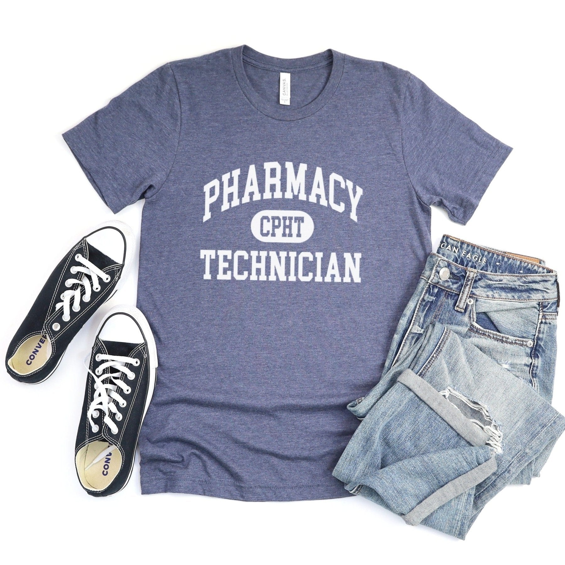 Pharmacy Technician CPHT Tee - Pharmacy Apparel for Pharmacists, Techs & Students