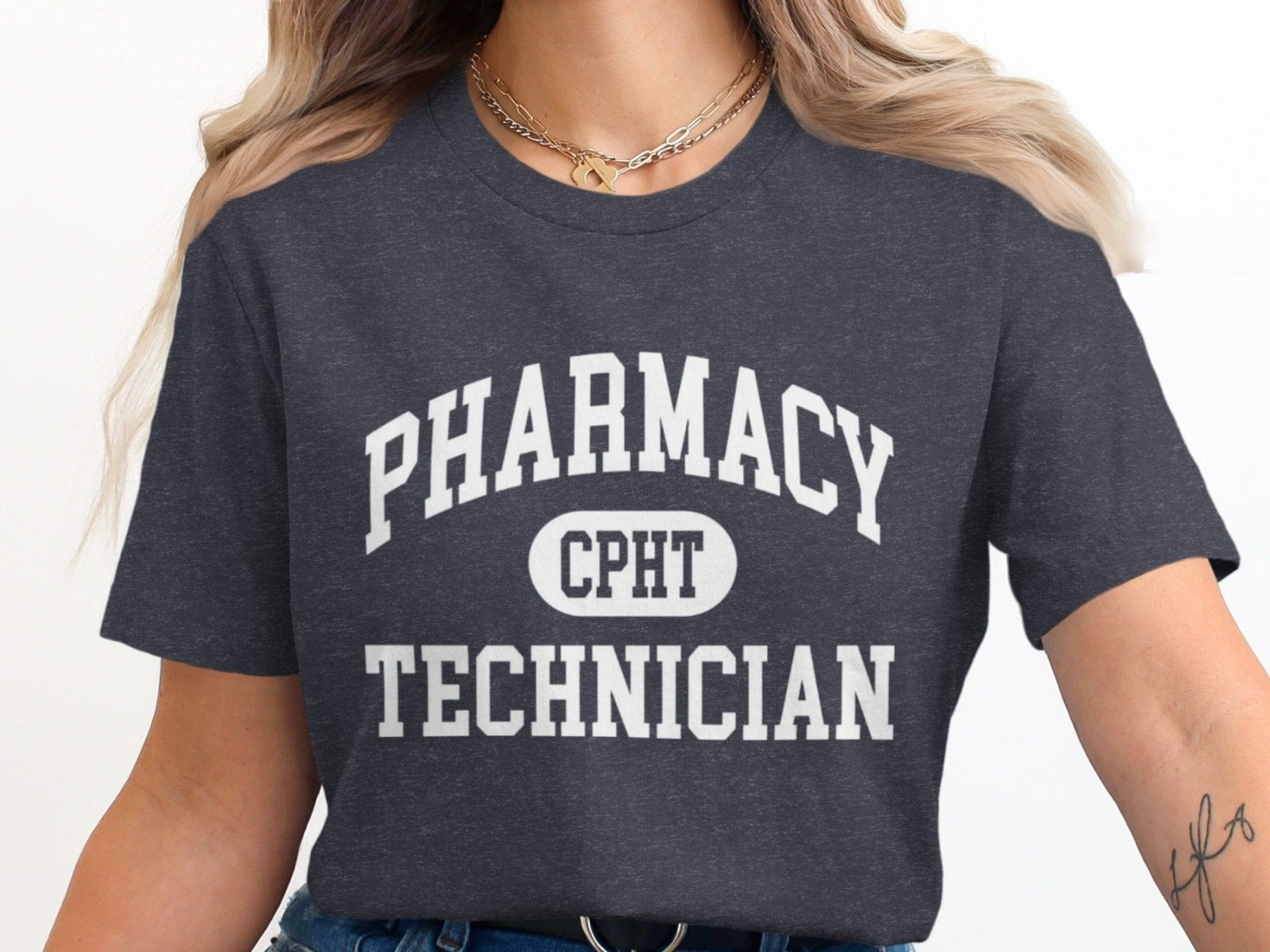 Pharmacy Technician CPHT Tee - Pharmacy Apparel for Pharmacists, Techs & Students