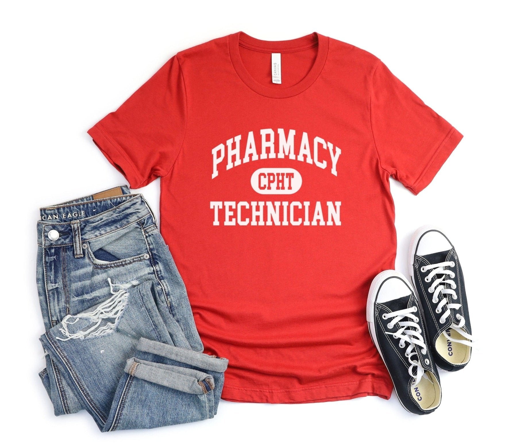 Pharmacy Technician CPHT Tee - Pharmacy Apparel for Pharmacists, Techs & Students