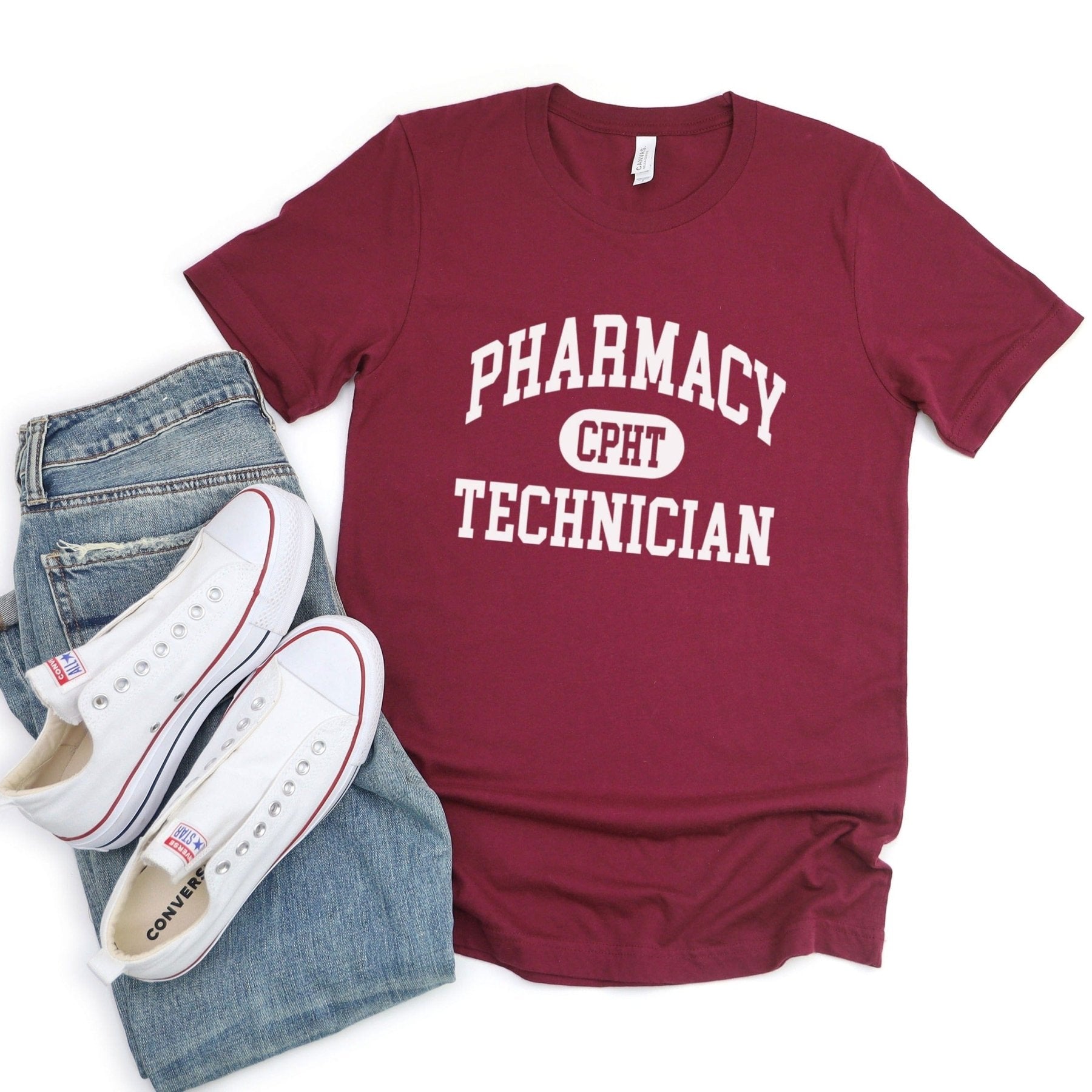 Pharmacy Technician CPHT Tee - Pharmacy Apparel for Pharmacists, Techs & Students