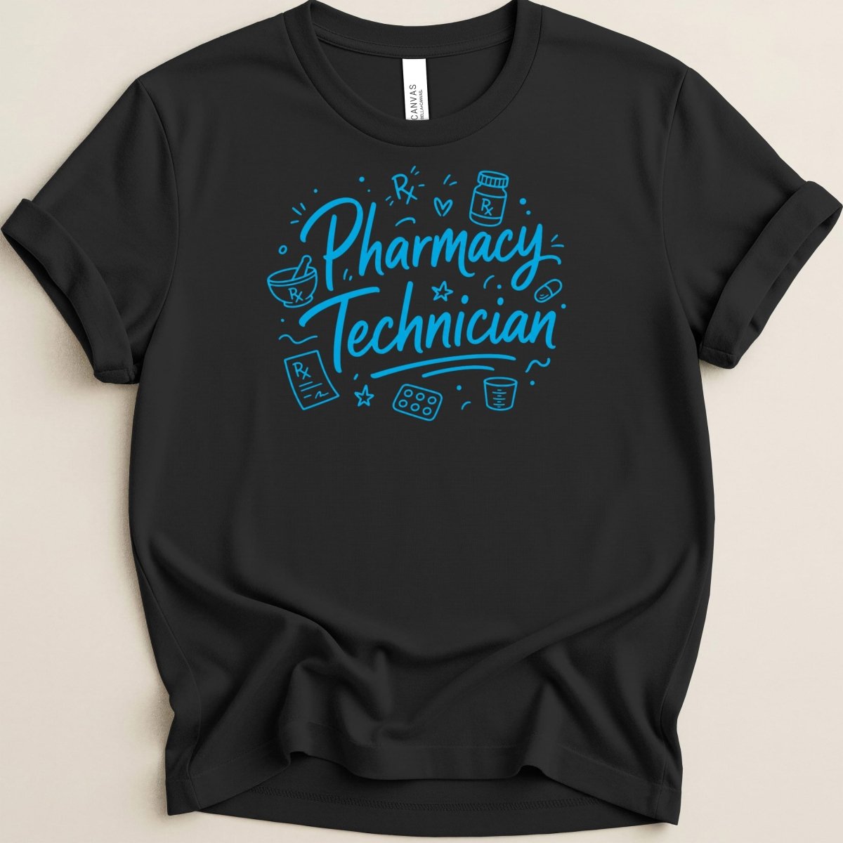 Pharmacy Technician Doodle Tee - Adverse Reactions