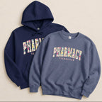 Pharmacy Technician Floral Sweatshirt & Hoodie - Adverse Reactions