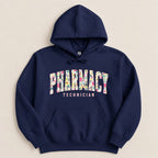 Pharmacy Technician Floral Sweatshirt & Hoodie - Adverse Reactions