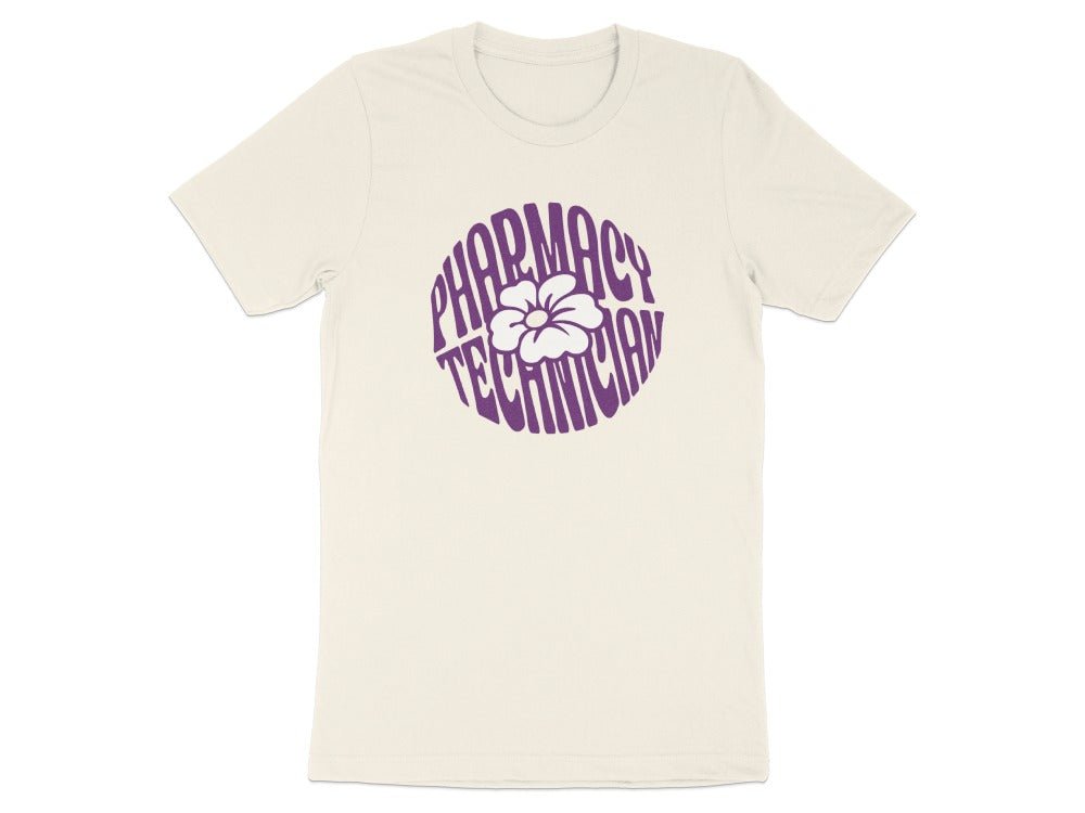 Pharmacy Technician Flower Tee - Adverse Reactions