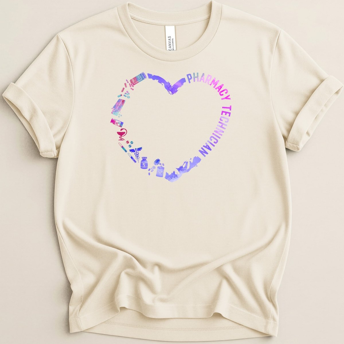 Pharmacy Technician Heart Tee - Adverse Reactions
