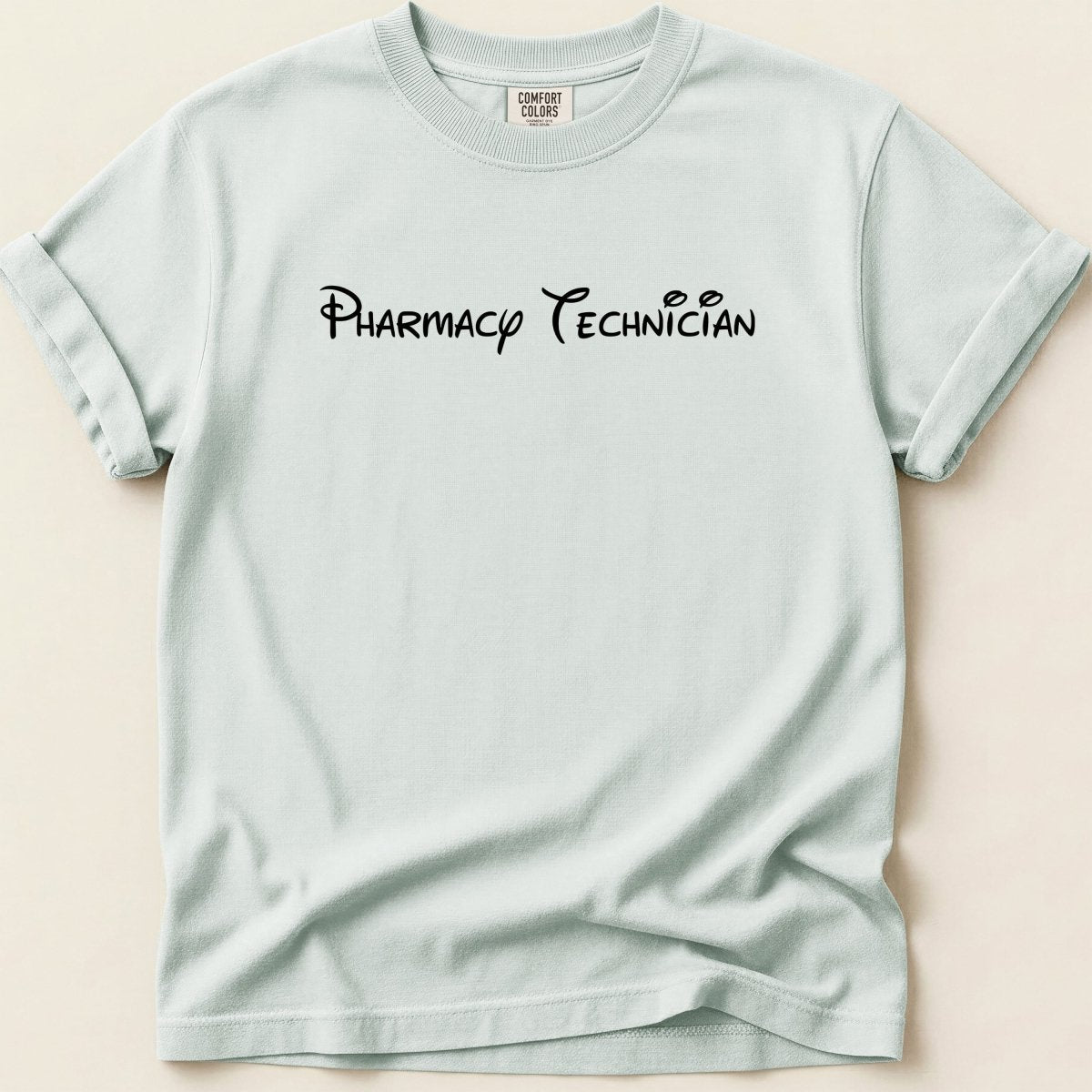 Pharmacy Technician Mouse Font Tee - Adverse Reactions
