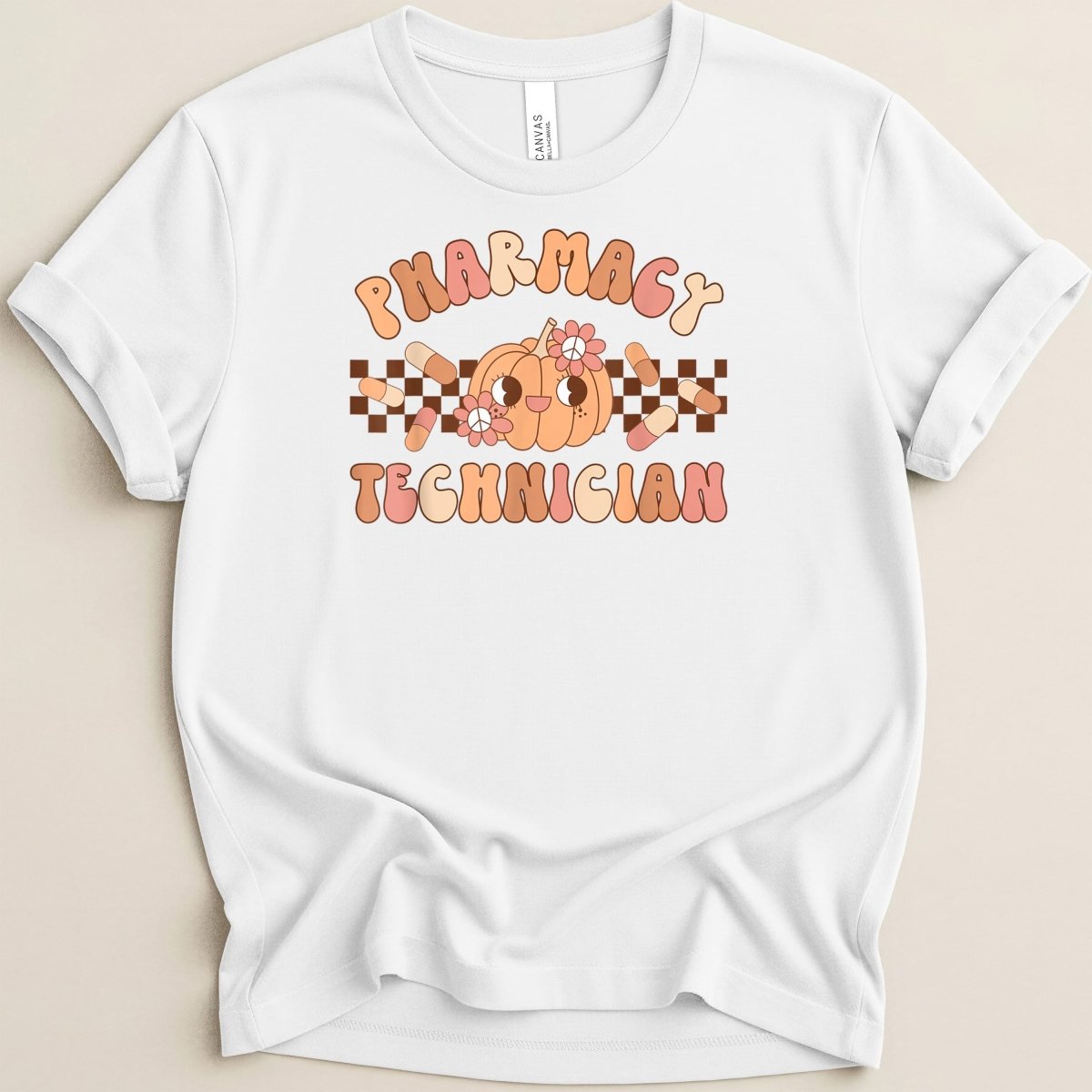 Pharmacy Technician Pumpkin Tee - Adverse Reactions