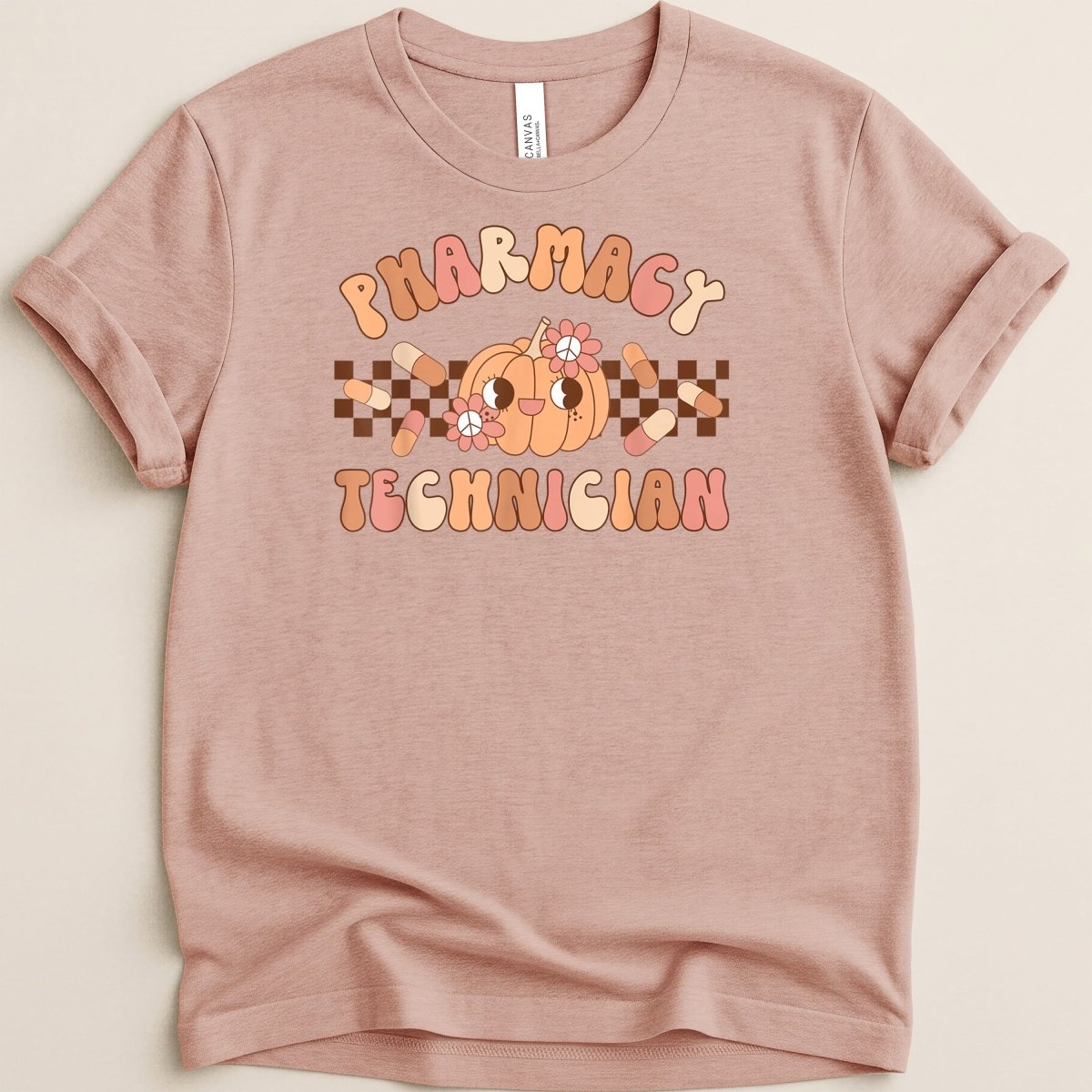 Pharmacy Technician Pumpkin Tee - Adverse Reactions
