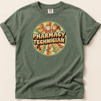 Pharmacy Technician Retro Style Tee - Adverse Reactions