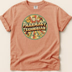 Pharmacy Technician Retro Style Tee - Adverse Reactions