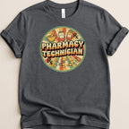 Pharmacy Technician Retro Style Tee - Adverse Reactions