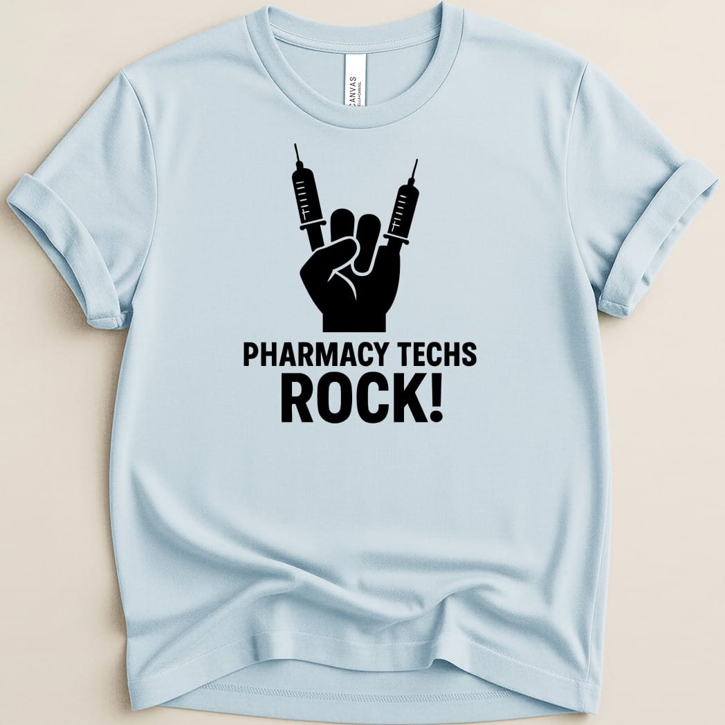 Pharmacy Techs Rock Tee - Adverse Reactions
