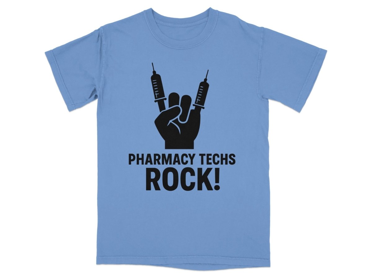 Pharmacy Techs Rock Tee - Adverse Reactions