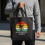 Pharmacy Vibes Tote Bag - Adverse Reactions - Pharmacy Apparel for Pharmacists, Techs & Students