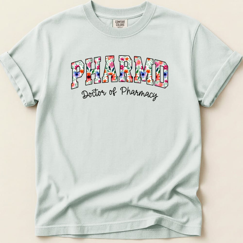 PharmD Floral v2 Tee - Adverse Reactions