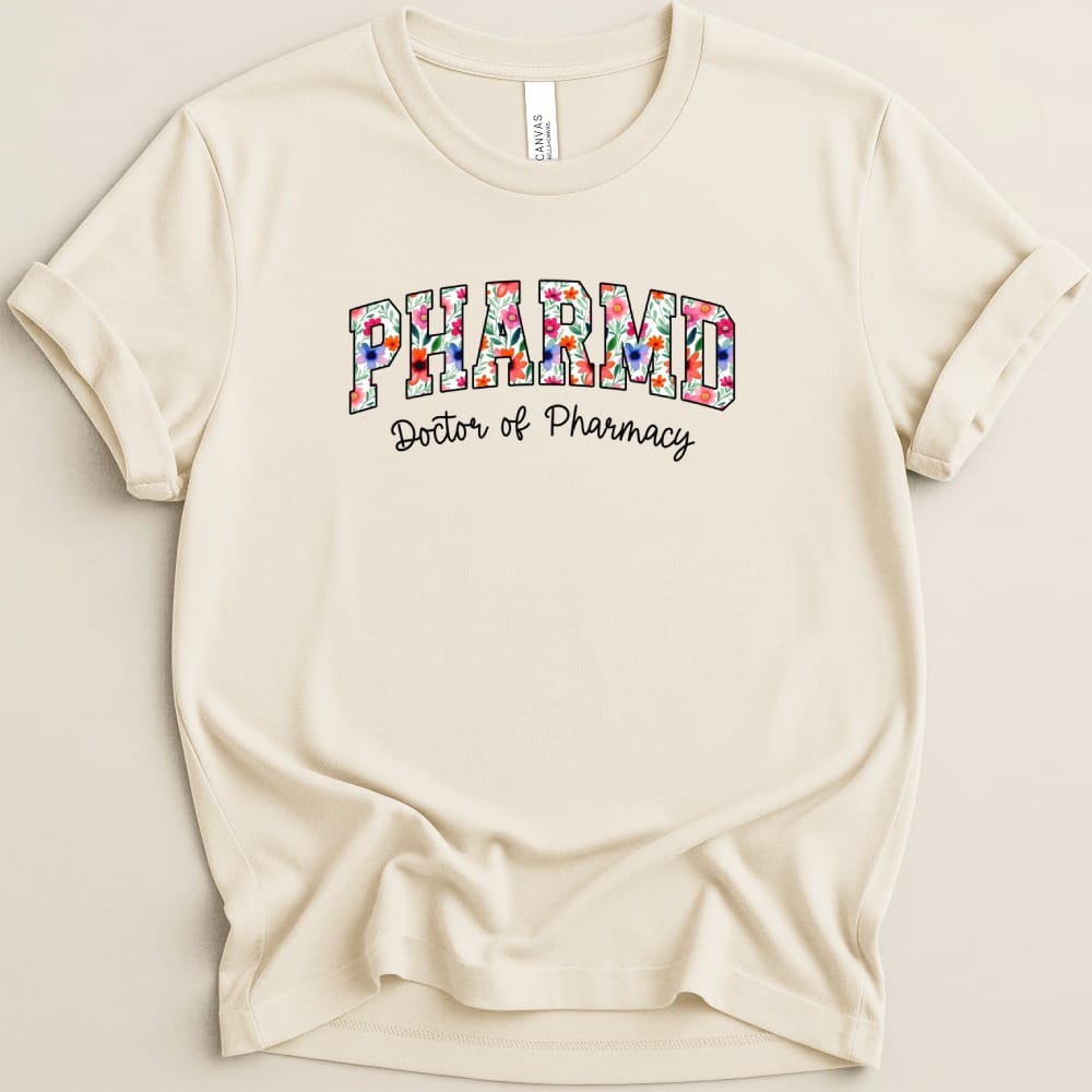 PharmD Floral v2 Tee - Adverse Reactions