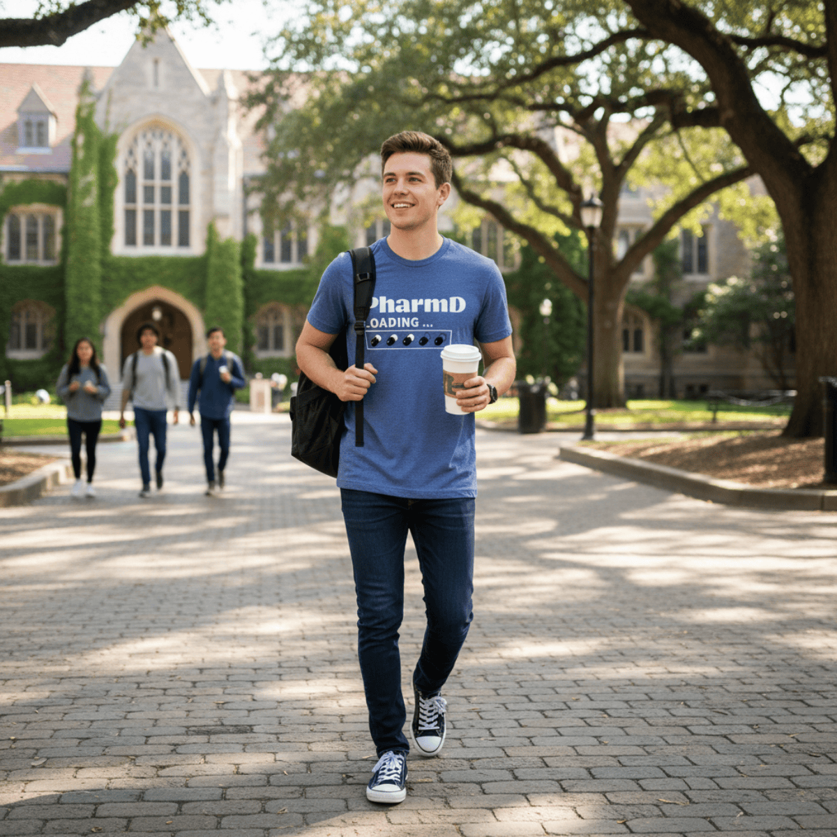 PharmD Loading Tee - Adverse Reactions - Pharmacy Apparel for Pharmacists, Techs & Students