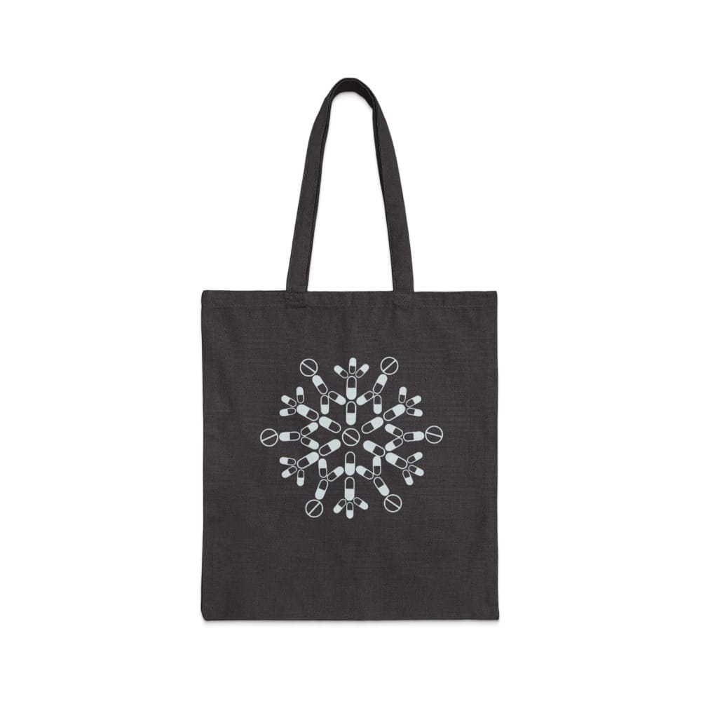 Pill Snowflake Tote Bag - Adverse Reactions