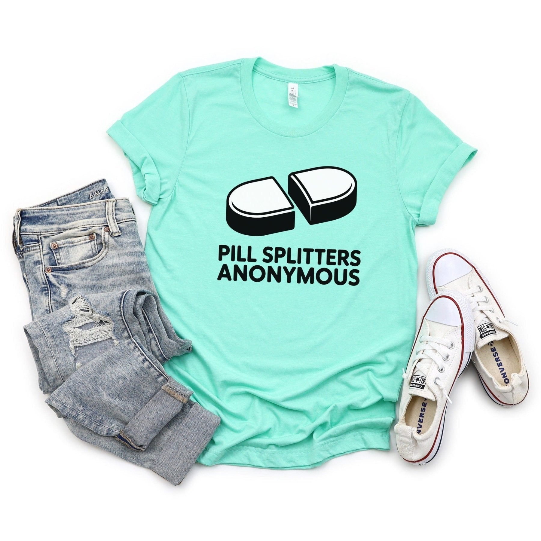 Pill Splitters Anonymous Tee - Adverse Reactions
