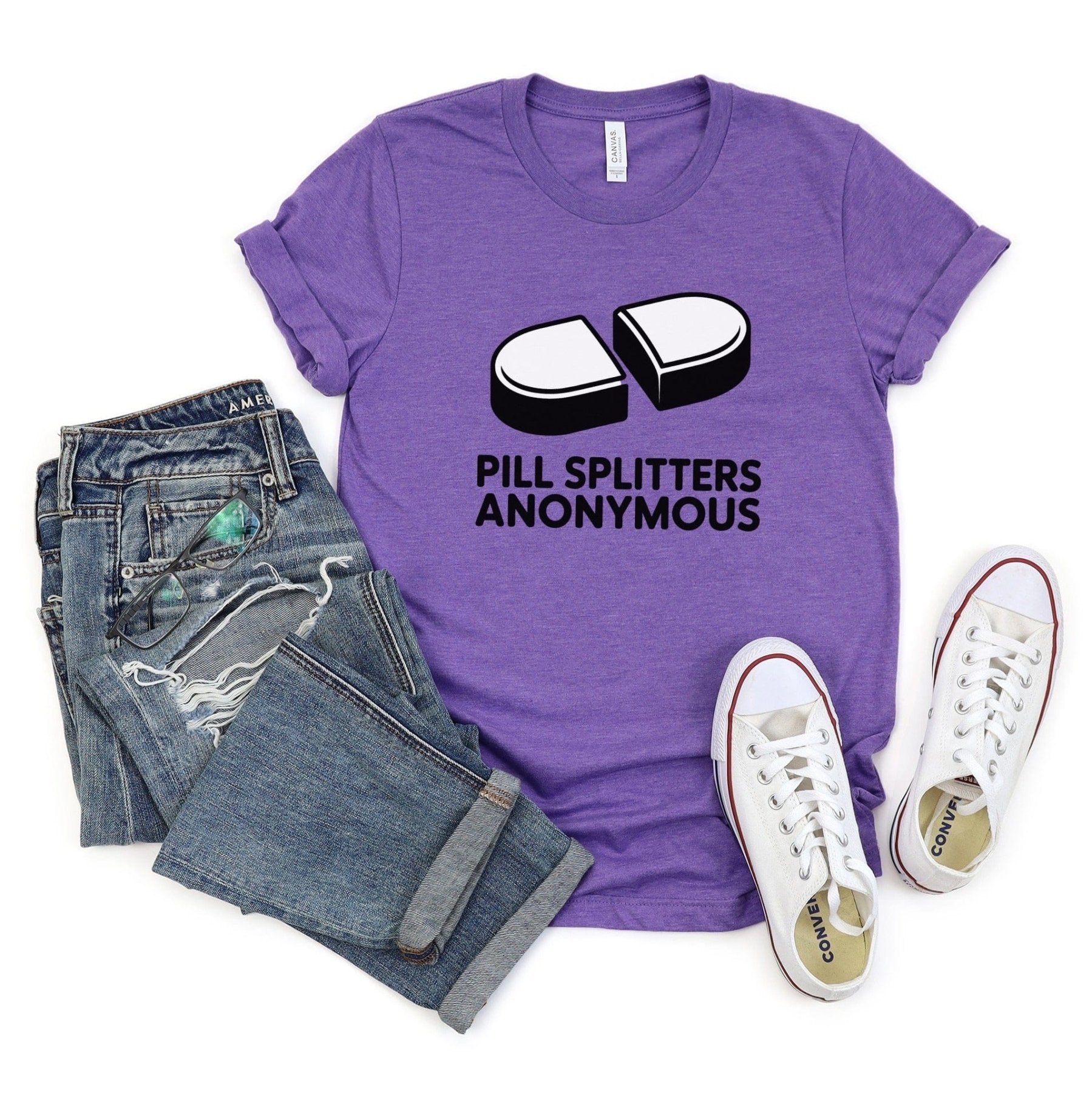Pill Splitters Anonymous Tee - Adverse Reactions