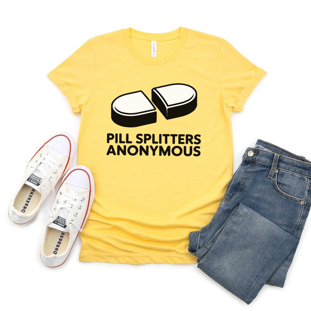 Pill Splitters Anonymous Tee - Adverse Reactions