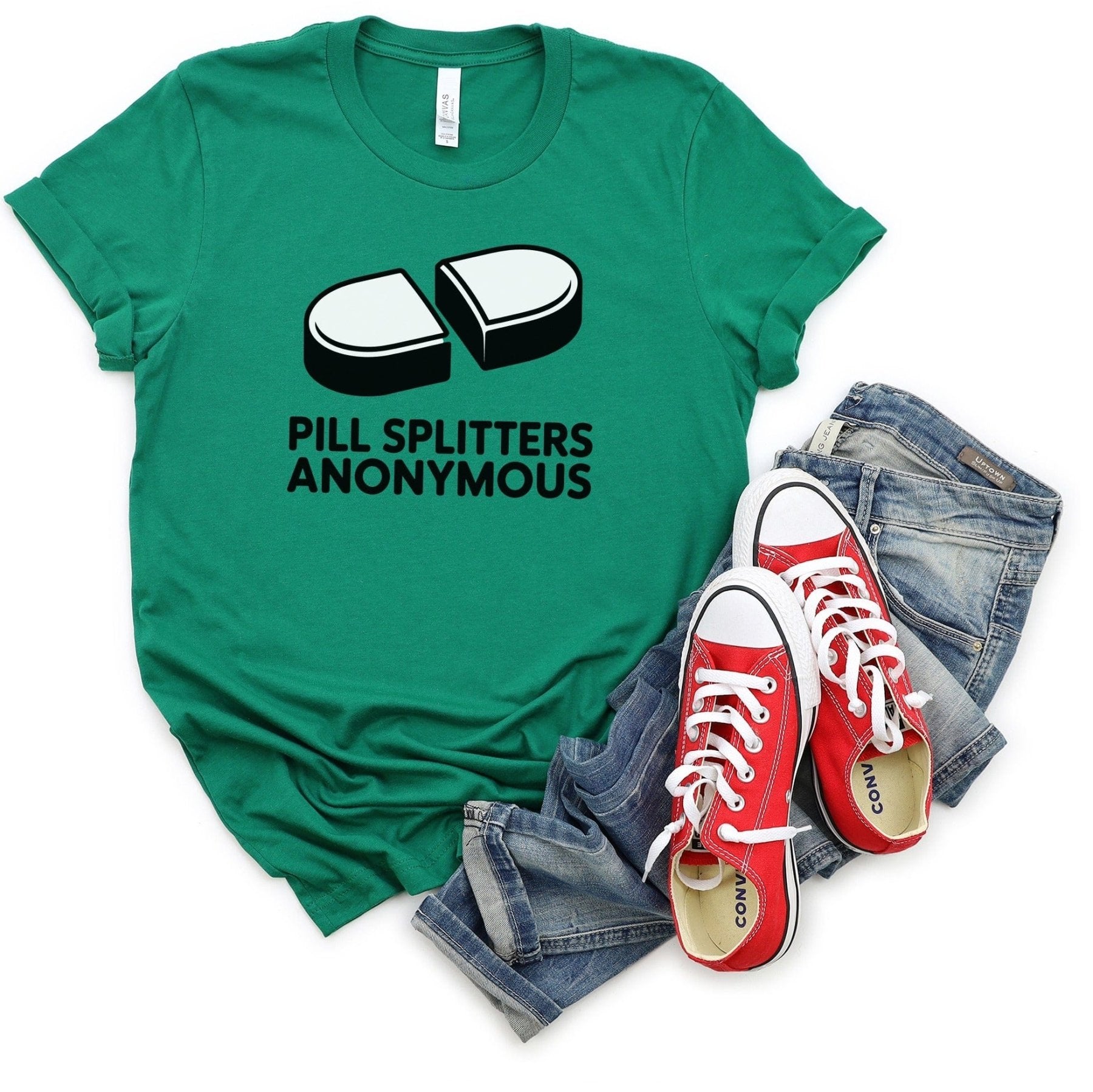 Pill Splitters Anonymous Tee - Adverse Reactions