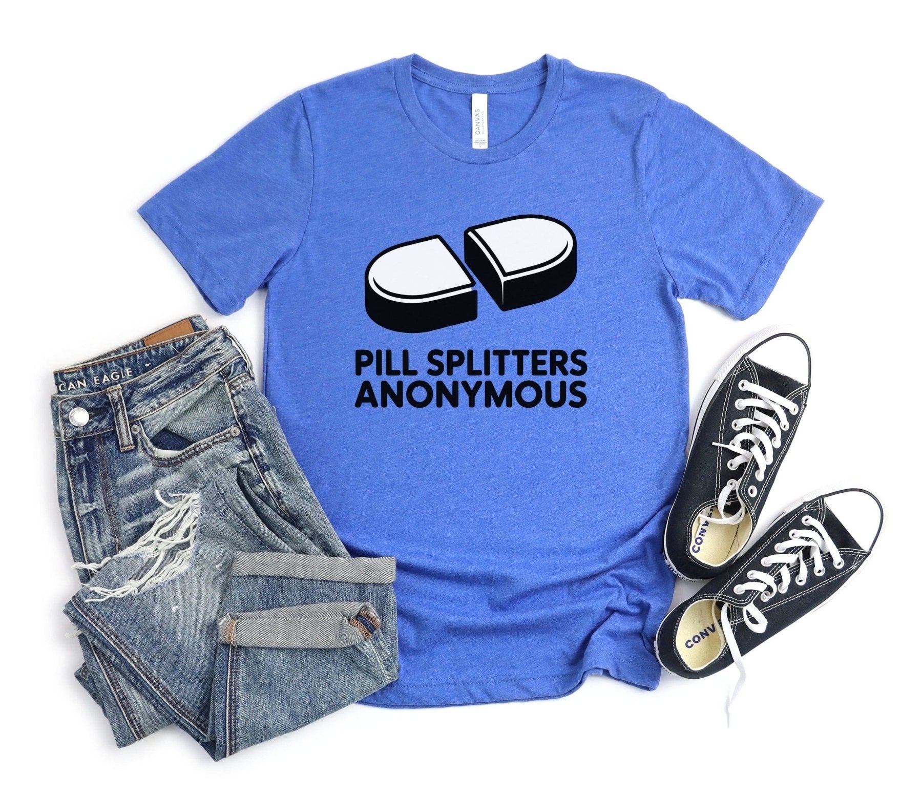 Pill Splitters Anonymous Tee - Adverse Reactions