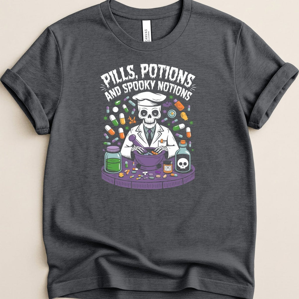 Pills Potions and Spooky Notions Tee - Adverse Reactions