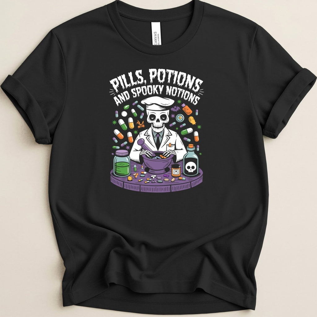 Pills Potions and Spooky Notions Tee - Adverse Reactions
