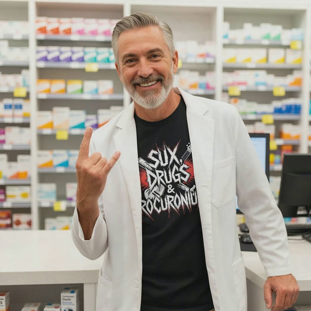 Sux, Drugs & Rocuronium Tee