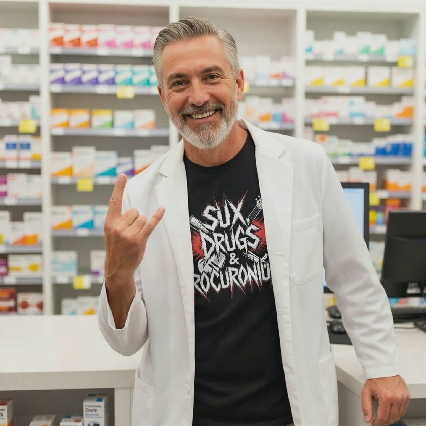 Sux, Drugs & Rocuronium Tee