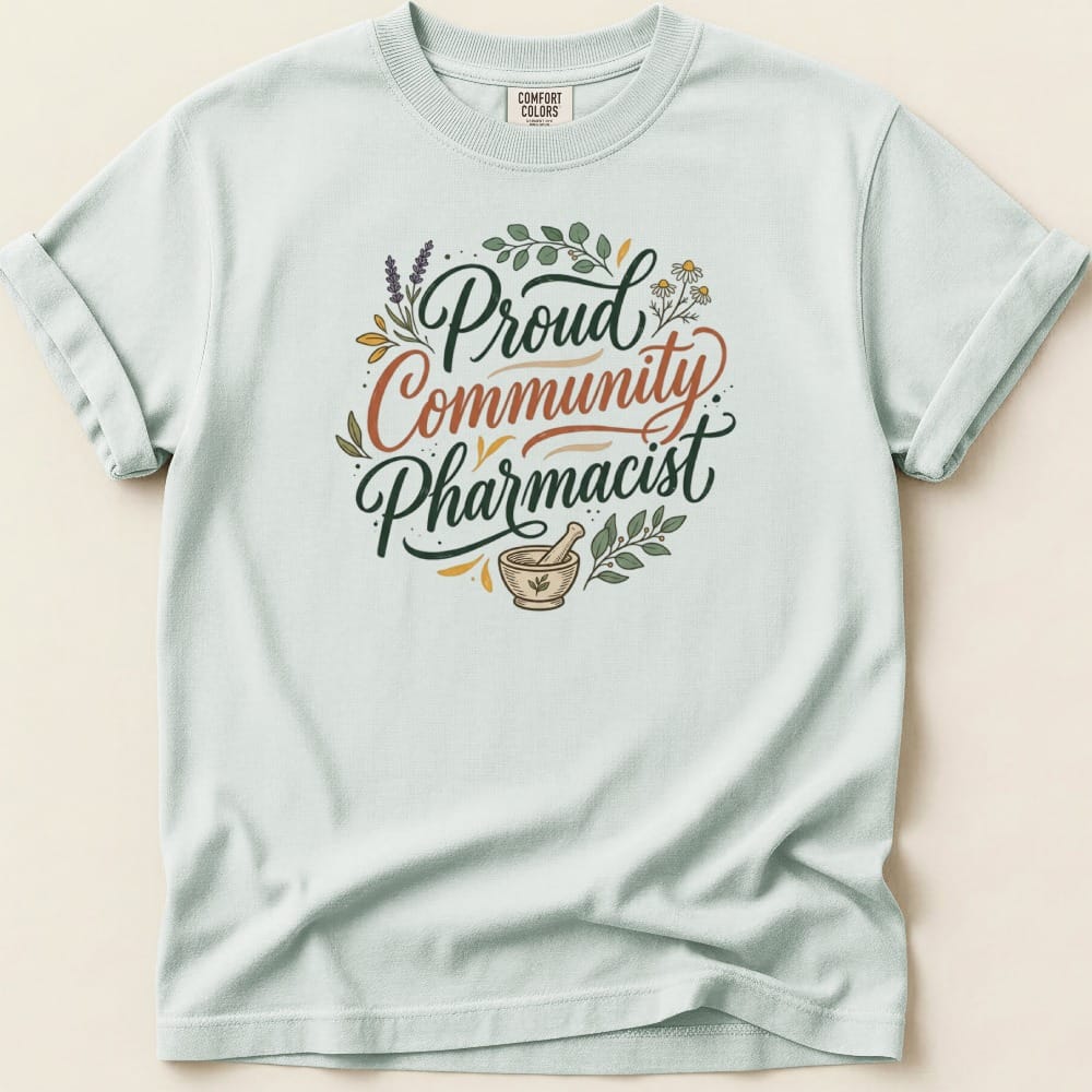 Proud Community Pharmacist Tee - Adverse Reactions