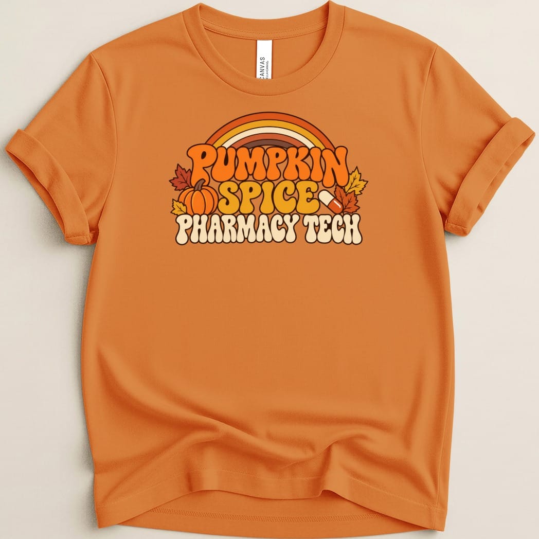 Pumpkin Spice Pharmacy Tech Tee - Adverse Reactions