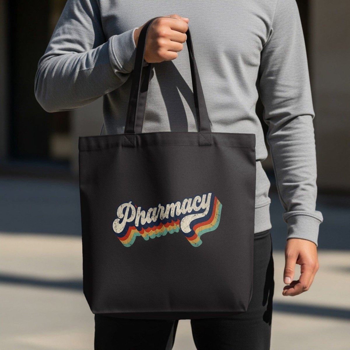 Retro Pharmacy Tote Bag - Adverse Reactions